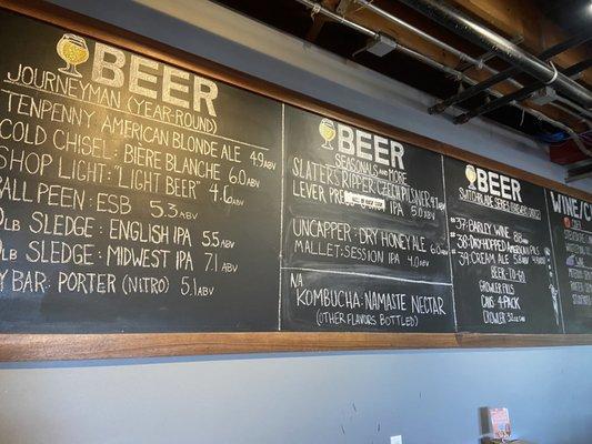 Beer list