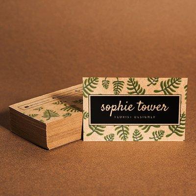 Craft Paper business cards