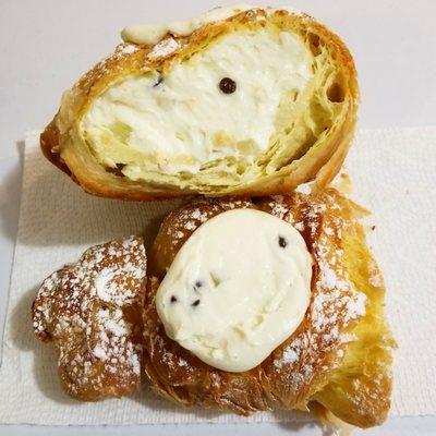 Cannoli cream lobster tail