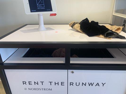 Rent the runway return location here