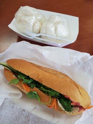 Pork Bahn mi and bao