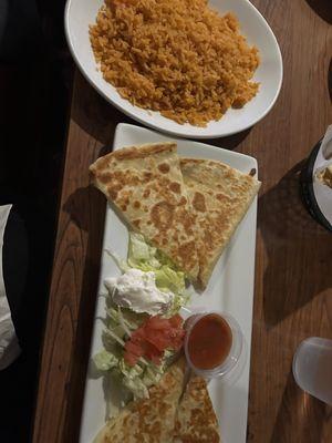 Cheese quesadilla