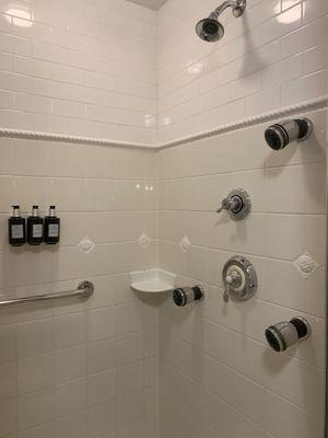 The other shower wall