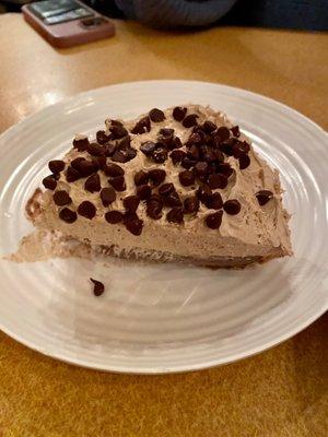 Chocolate mousse pie