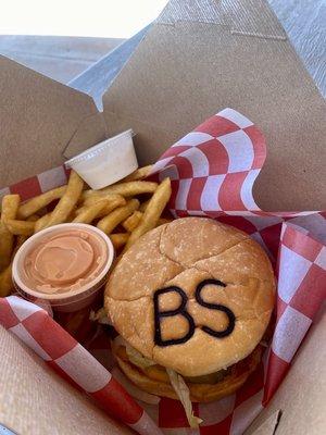 Burger & fries