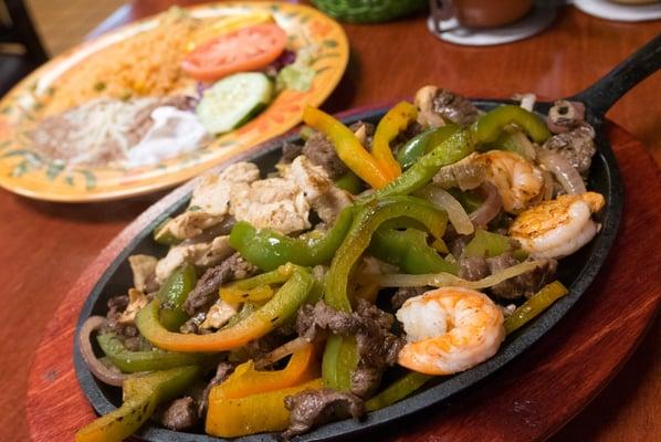 Combination Fajitas. Some of the best around!