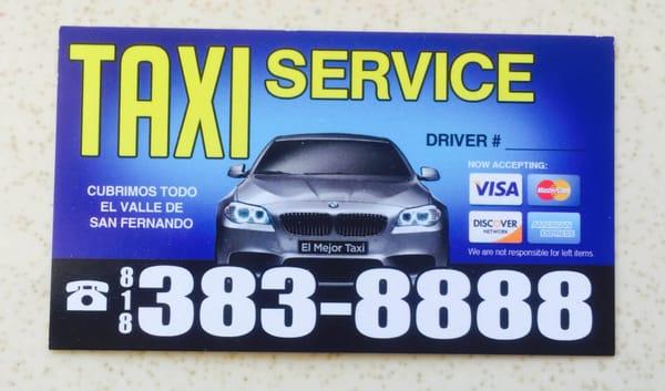 Taxi cheap, El Mejor Taxi North Hollywood.