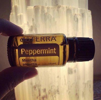 Peppermint Essential oil used in massage is soothing to the muscles and uplifting to the soul!