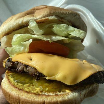 Cheeseburger. Simple. Flavored. Delicious.