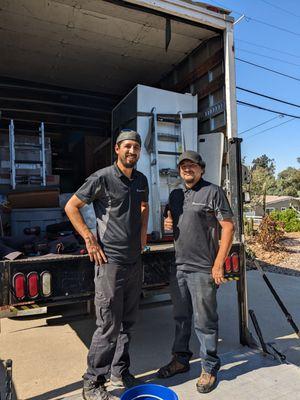 Great installation of our refrigerator from B&B Appliance!