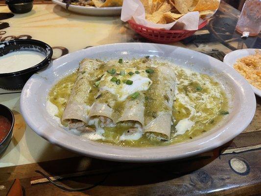 Tiajuana's enchiladas. Super good!