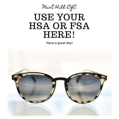 We accept FSA and HSA!