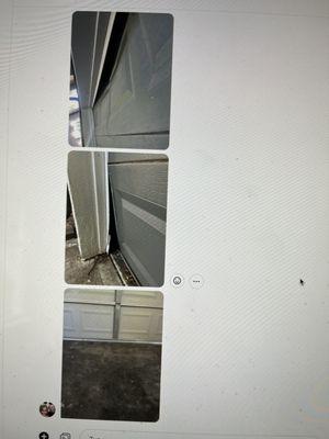 Damaged door