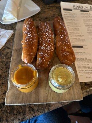 Bavarian soft pretzels