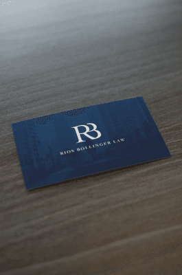 Rios Bollinger Law, APC business card