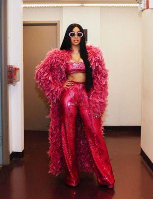 Hip-hop artist Cardi B is rocking a top Frankie made for a designer.