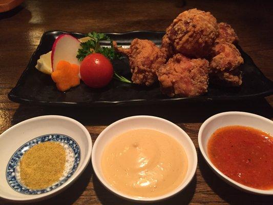 chicken karaage - fried chicken, very juicy