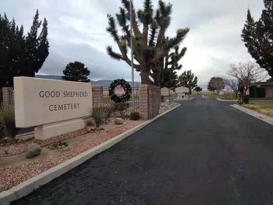 Cemetery entrance