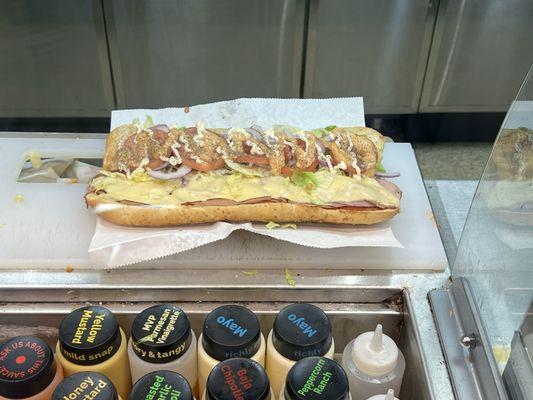 Foot long. All American Club