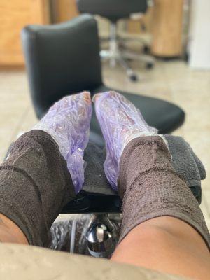 Lavendar Leg Wrap