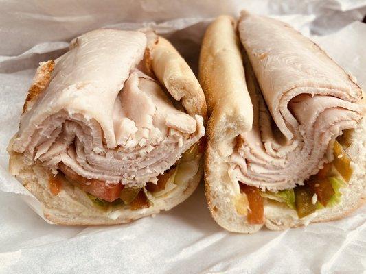 Turkey hoagie