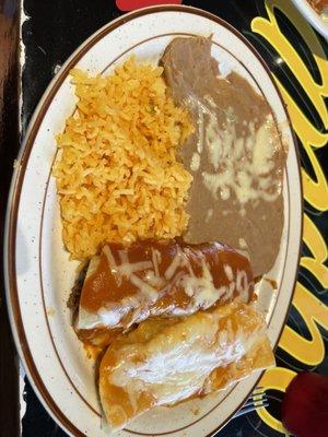 Enchilada lunch special