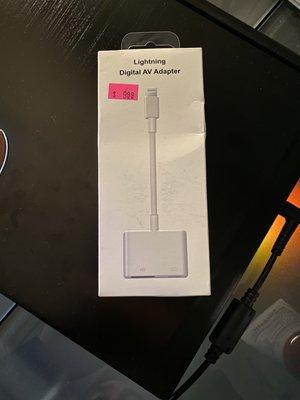 Knock-off Apple accessories that don't work at all with anything.