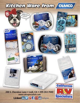 California RV Specialists has the Coolest RV Kitchen Gadgets & Accessories.