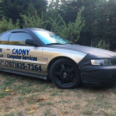 CADNYMobile 2.0 wrap & graphics. Saved me having to repaint it when hood and roof paint started flaking.