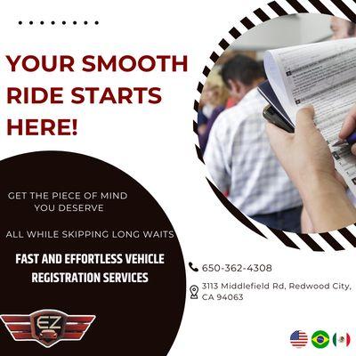 We are dedicated to simplifying the entire registration process, ensuring that you hit the road with confidence in no time.