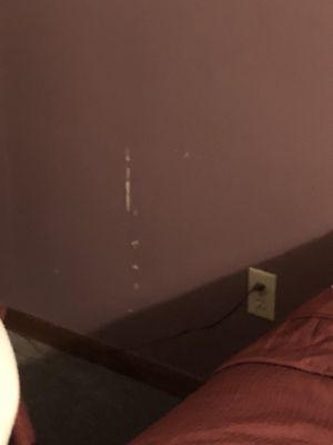 Wall damage; like fix this...