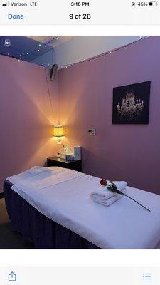 interior / one of Health Spa Urbana massage room