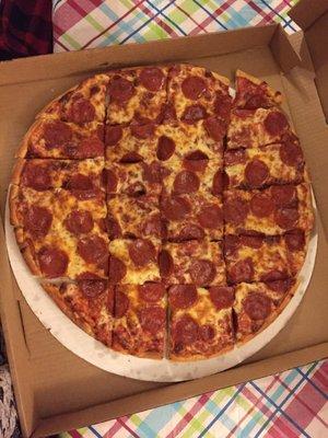 Large pepperoni