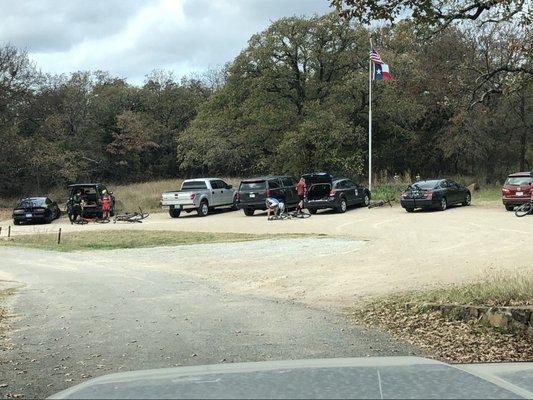 Lots of first time visitors to the bike trails November 2020.