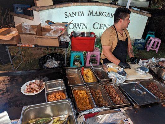 Lots of different kinds of tacos