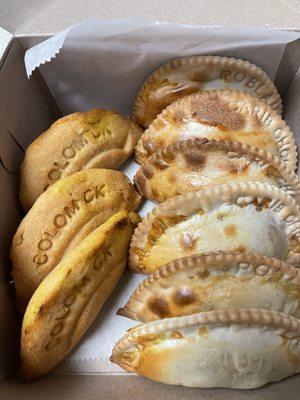 Assorted Empanadas- Colombian , Poblano , Caribbean