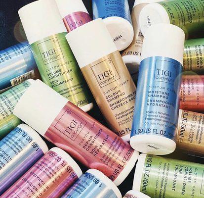 Tigi Copyright products available .