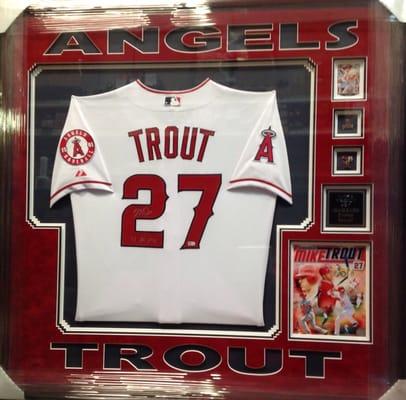 We can Frame your baseball jerseys just like this one