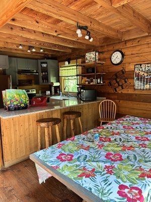 Kitchen and dining room