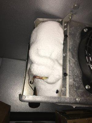 discovered faulty TXV on the evaporator coil