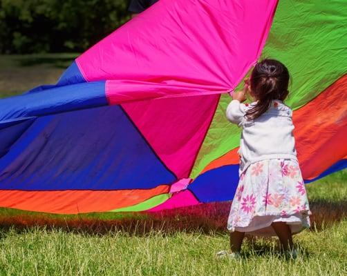 Parachute fun!