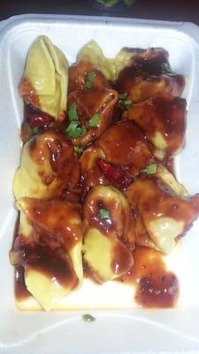 Szechuan Wontons (very tasty)