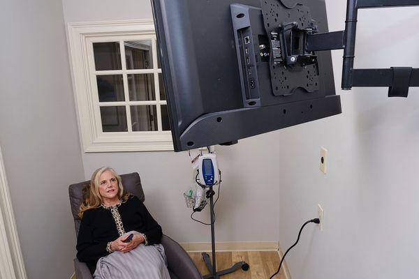 We have massaging chairs and Netflix for our patients as well as a designated "parents room" while you wait for your children.