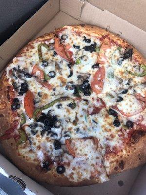 Large Veggie Pizza