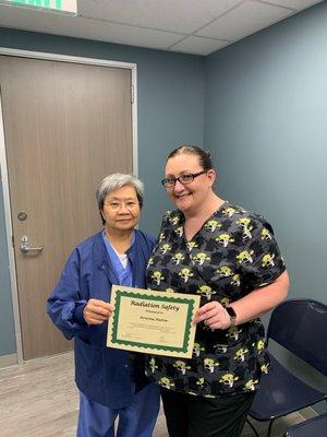 Happy students at The Valley School for Dental Assisting