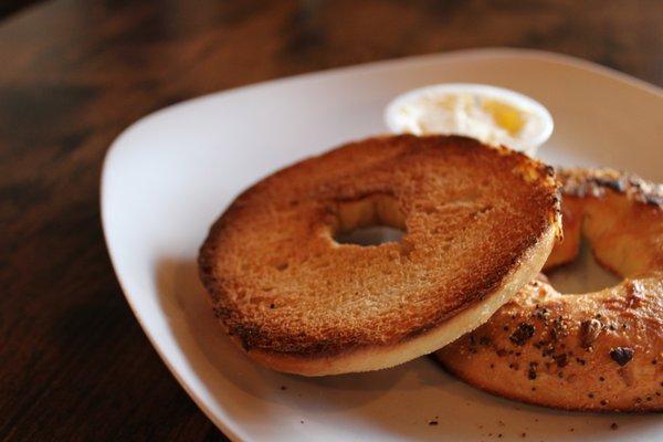 Try our bagels from old town bakery!