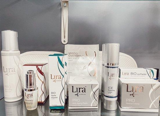 We carry Lira Clinical skin care