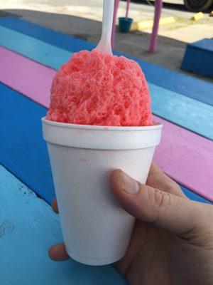 Strawberry Snocream! Taste like Frankenberry cereal