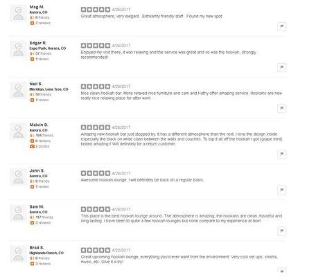 17 5stars reviews that yelp won't pulish.