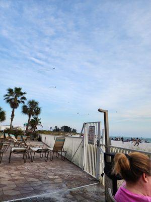 Gate to the beach.